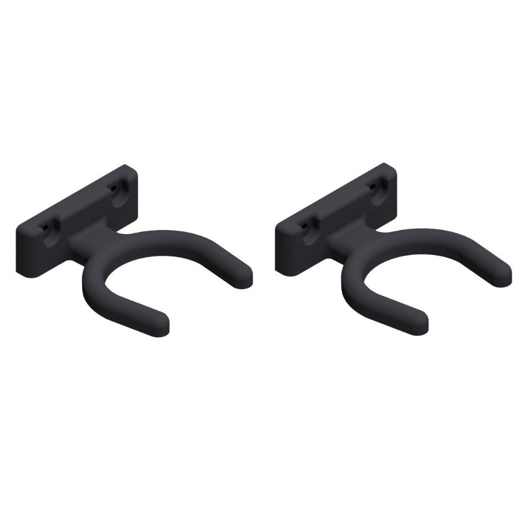 Imagem Kit 2 Suportes Para Instrumento Musical De Parede Para Violão Guitarra Ukulele