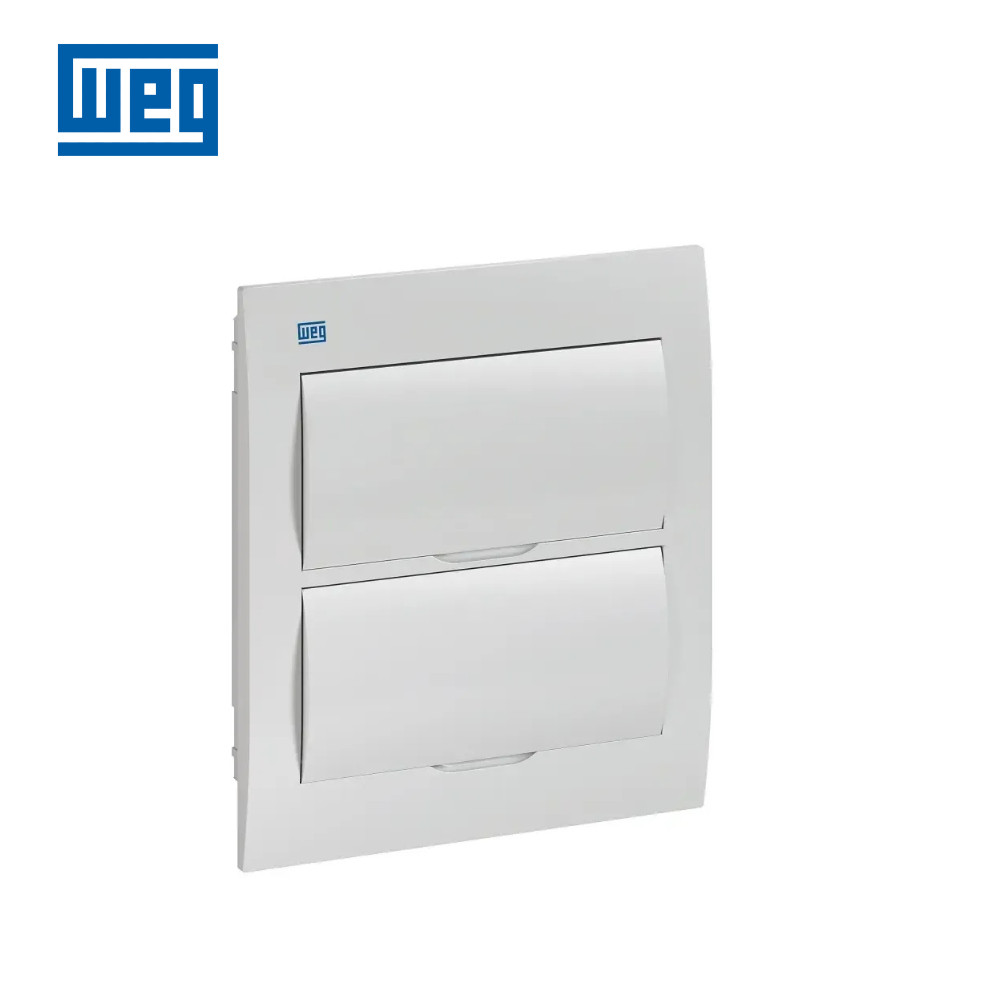 QUADRO DE DISTRIBUIÇÃO WEG QDW02-24-BE DE EMBUTIR PARA ATÉ 24 DISJUNTORES