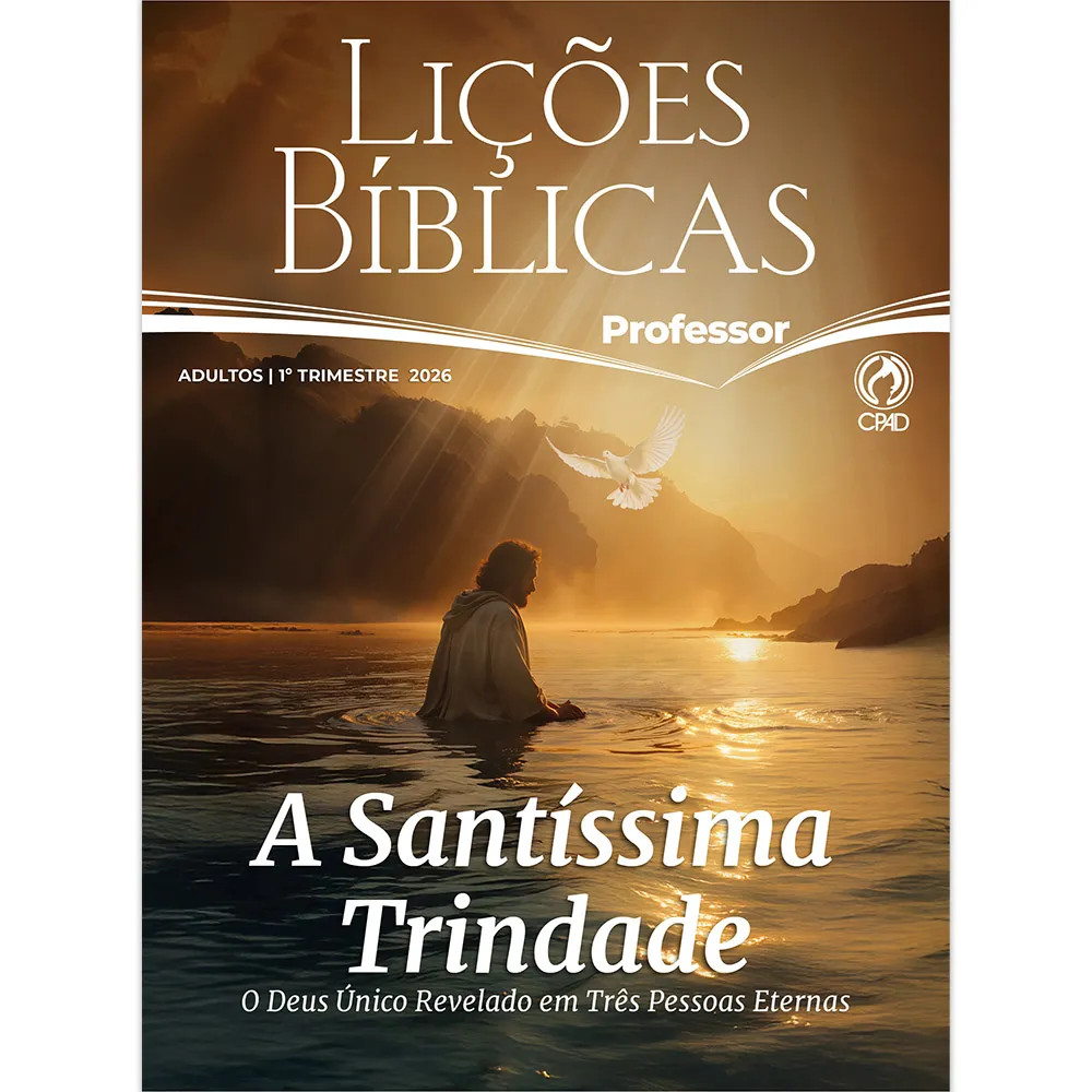 Lições Bíblicas Adultos Professor 1º Tr. 2026 - A SANTÍSSIMA TRINDADE em Oferta na Shopee