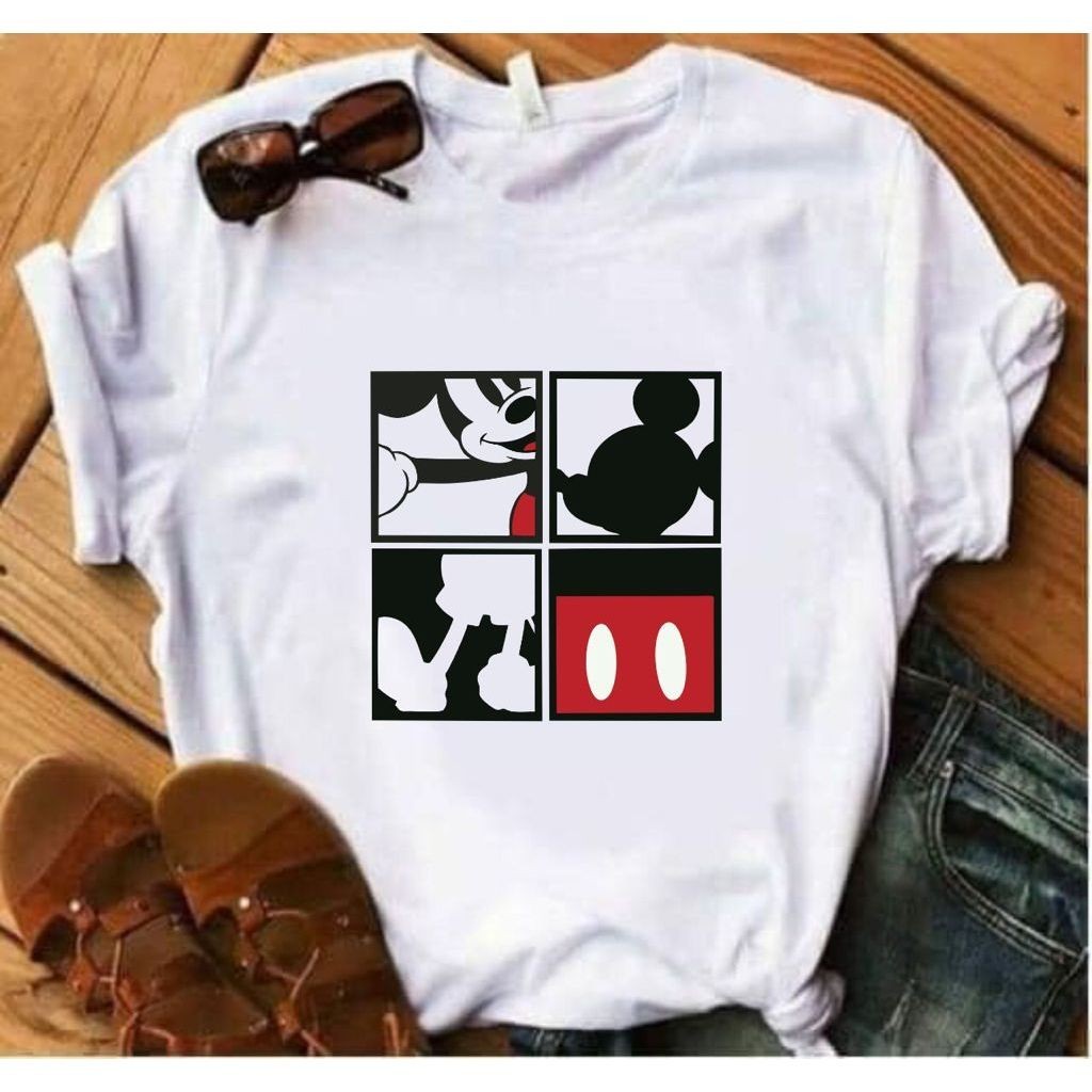 Tshirt Camisa Estampada Camiseta T-shirt  Disney Adulto e Infantil 100% Algodão - Envio Rapido Premium