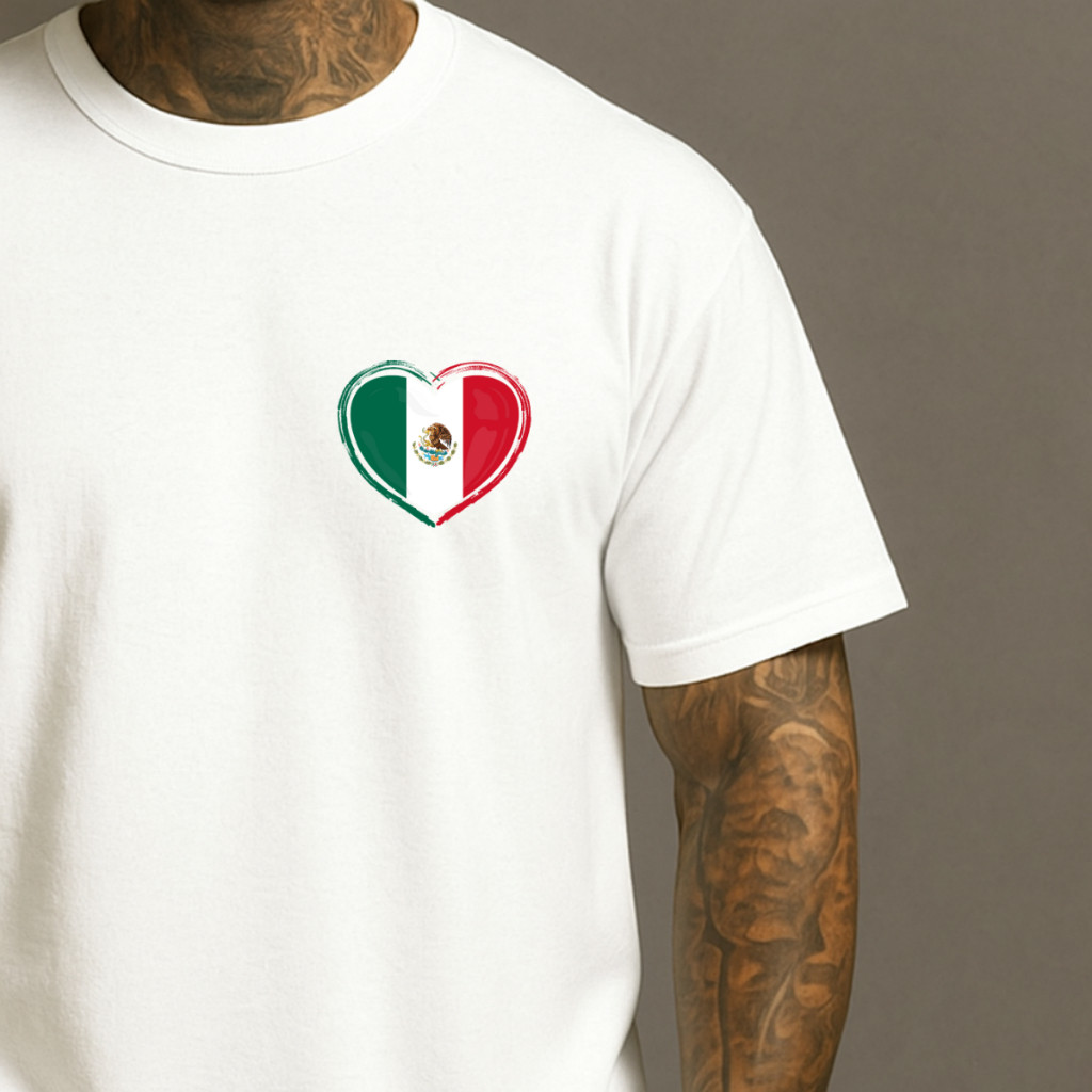 Camiseta Camisa Camisa Camiseta Unissex Esportiva 100% Algodão Estampada México Word Cup Lançamento Envio Imediato Algod