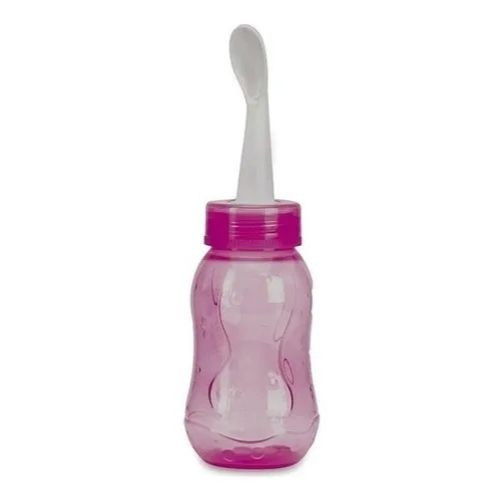 Mamadeira Colher Dosadora Rosa 160ml Rosa  - Kuka