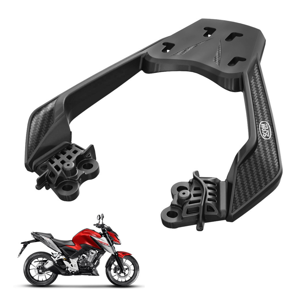 SUPORTE BAU BAGAGEIRO CB 300 F TWISTER 23 A 25 SCAM SUPERIOR em Oferta na Shopee