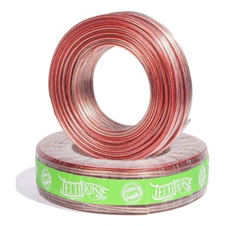 Fio Cristal Technoise Som Automotivo 2x4mm 50 Metros Puro Cobre Alta Flexibilidade Isolamento PVC Ultra Flexível em Oferta na Shopee