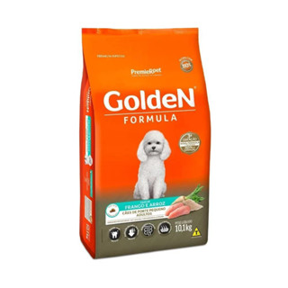 Fórmula Cães Adultos Frango Mini Bits Golden 10,1Kg em Oferta na Shopee