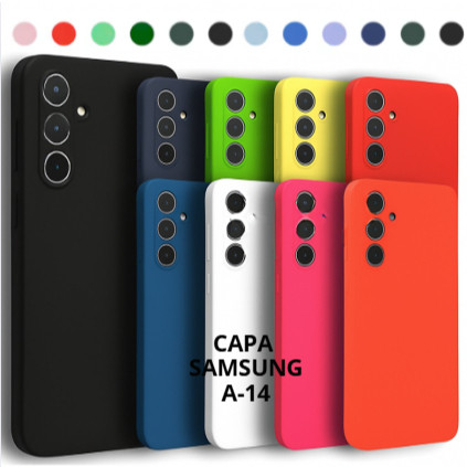 Capa para Galaxy A14 Samsung ou Capinha+ Película de Cerâmica Transparente — imagem 2 de 2