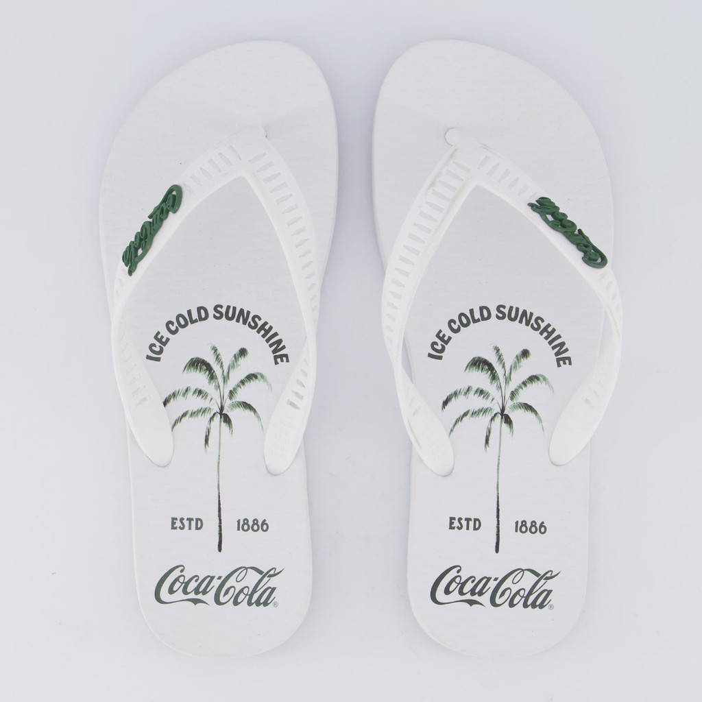 Chinelo Coca Cola Tropic Branco