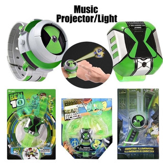 Crianças Assista Ben 10 Omnitrix Projetor 3D Relógios Ben10 Cosplay Estilo Presentes De Aniversário Para Crianças
