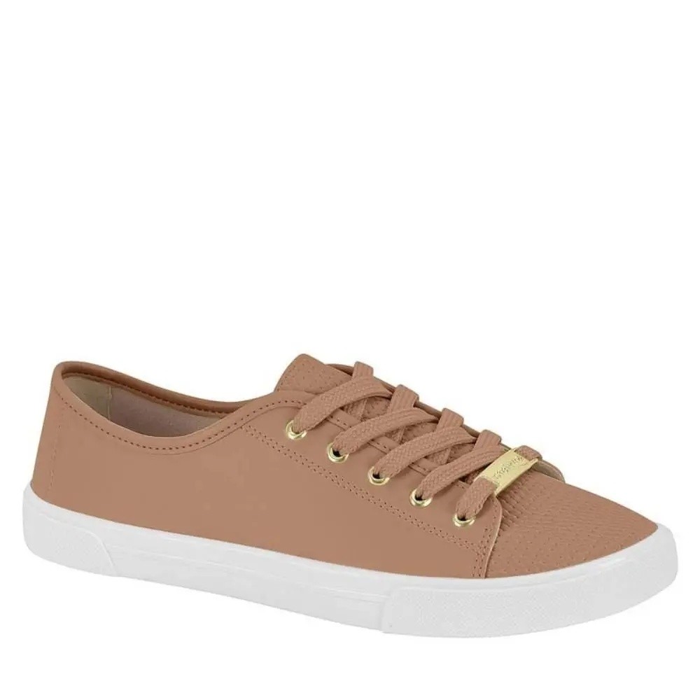 Tênis Moleca Feminino Solado Baixo Nude Ultraleve Cadarço em Oferta na Shopee