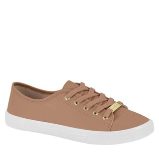 Tênis Moleca Feminino Solado Baixo Nude Ultraleve Cadarço em Oferta na Shopee