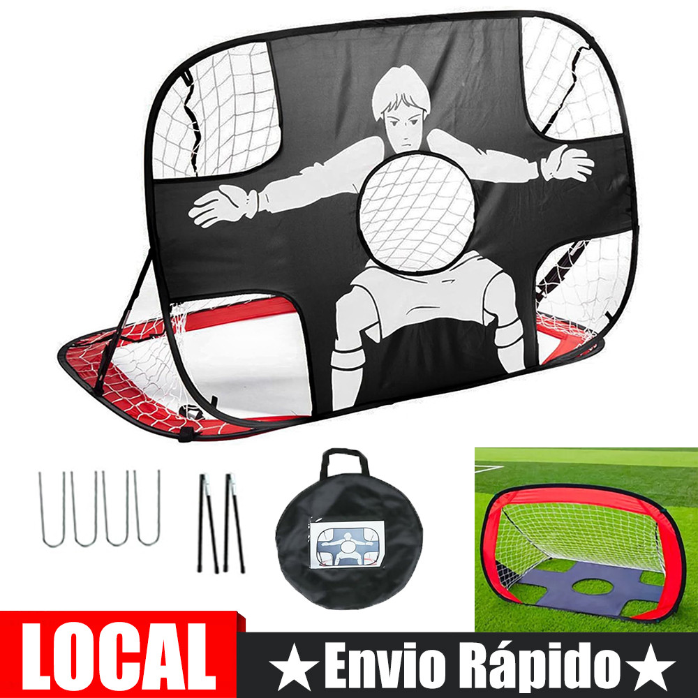 Rede de futebol Baliza de futebol para treino infantil Dimensões: 120 × 80 × 80 cm