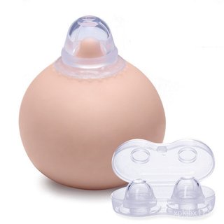 2 Peças / Conjunto de Silicone para Cuidados com os Pés, Correção de Mamilos, Acessórios para Bomba de Amamentação 3ZTY