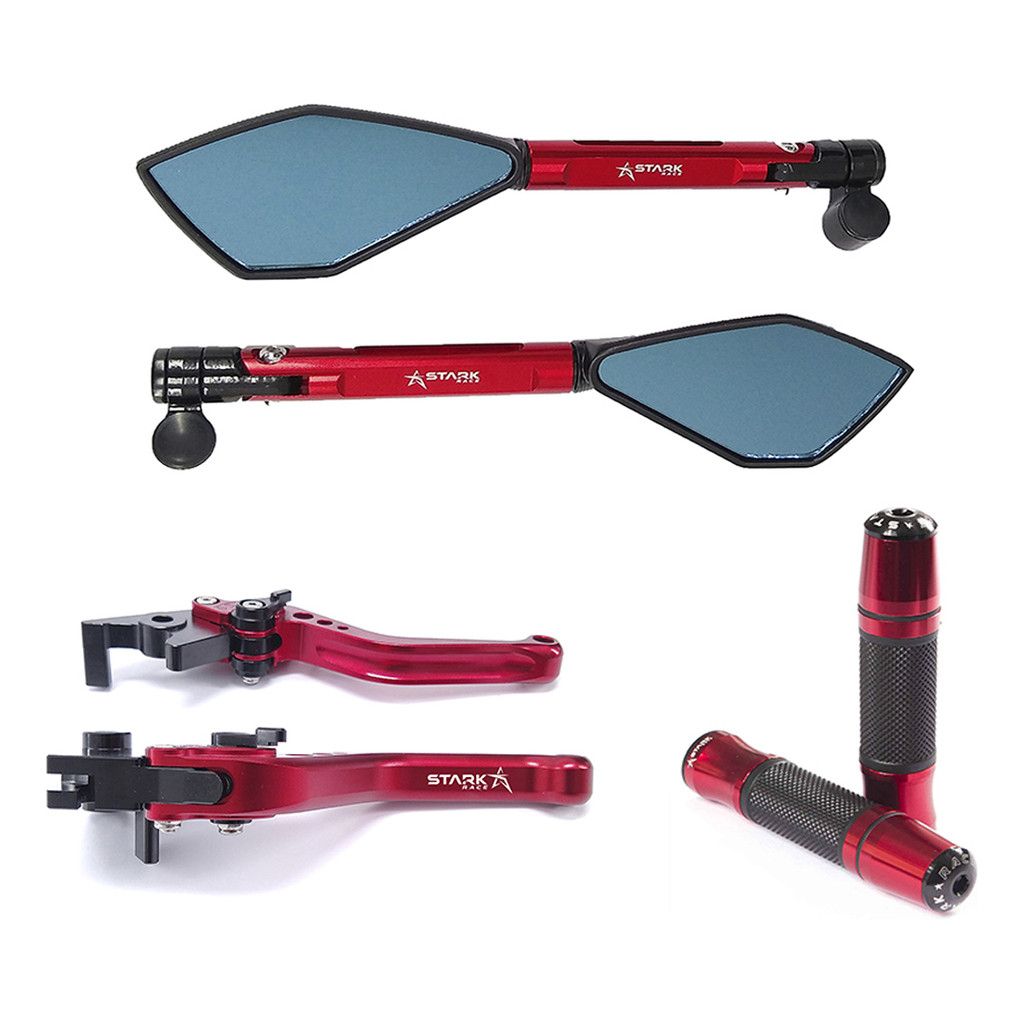 Kit Manete Manopla Retrovisor Cbr 600RR CBr 954 RR Cbr 600RR CBr 954 RR