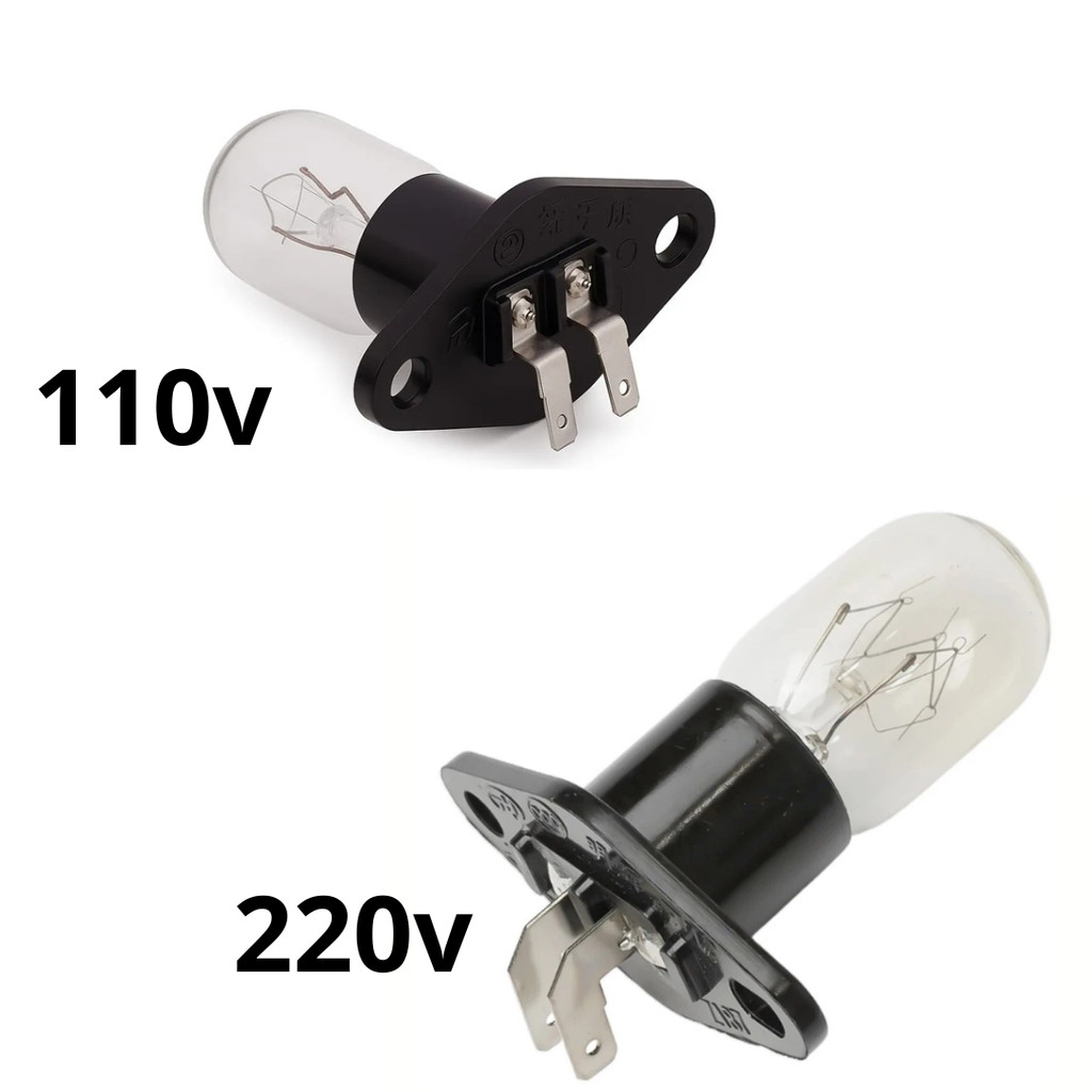 Lampada Para Micro-ondas 110V Ou 220V Com Soquete Nova em Oferta na Shopee
