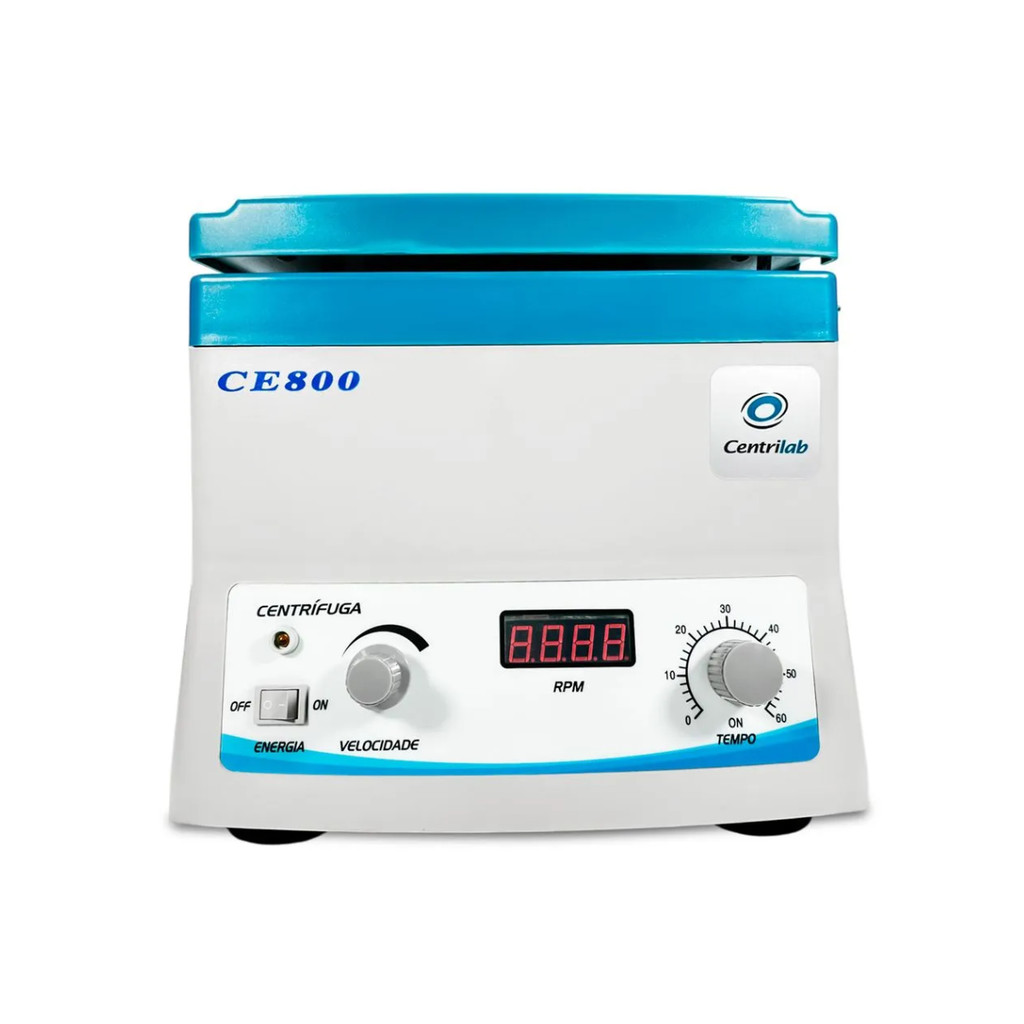 Centrífuga Digital 12x15mL Laboratório Clínico Separação Plasma Sangue PRP PRF Alta Rotação