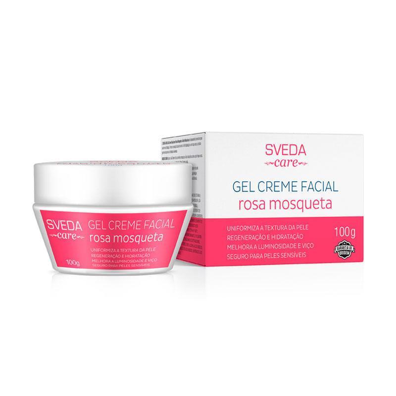 Gel Creme Facial Sveda Care Rosa Mosqueta 100g em Oferta na Shopee