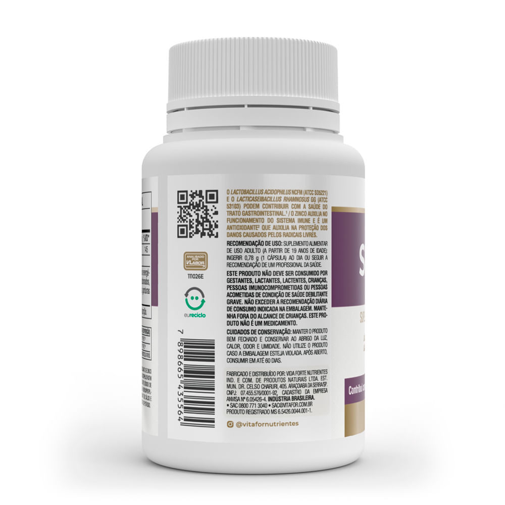 Detalhes do Simfort Femme Vitafor Cranberry Com 30 Cápsulas