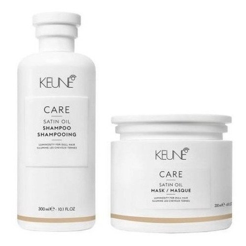 Keune Shampoo 300ml + Máscara 200ml Satin Oil