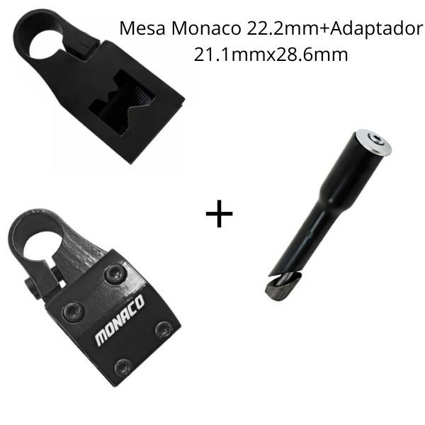 Mesa Monaco Action 22.2mm +Adaptador 21.1mmx28.6mm