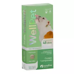WellPet 200 mg Cães de 10,1 a 20Kg Ourofino - 1 Comprimido