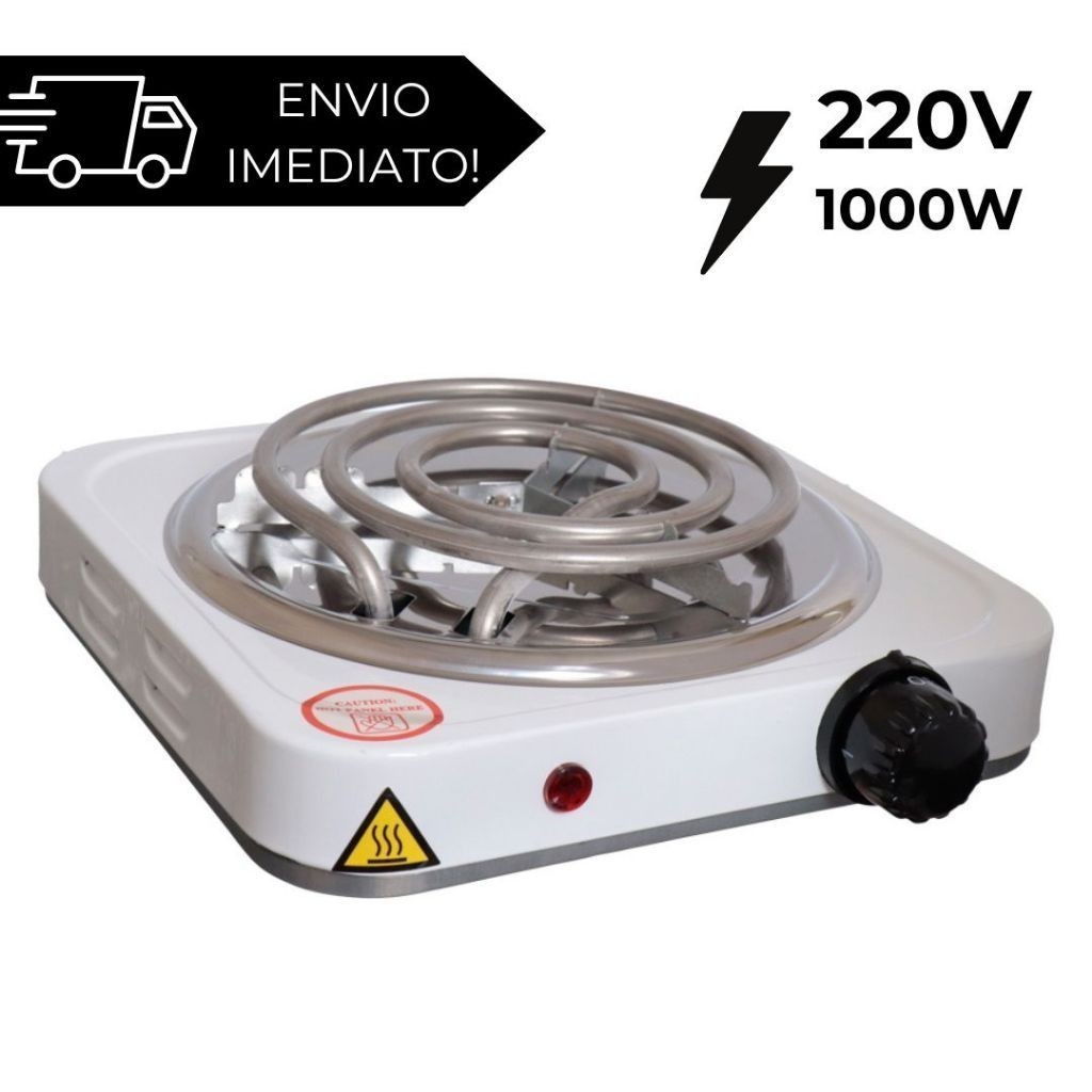 Fogaceiro Elétrico Portátil 1 Boca 220V Potência Cooktop
