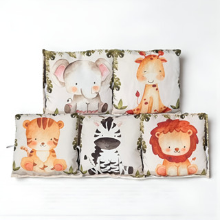 Kit 5 Almofadas Decorativas Infantil Bebê Safari em Oferta na Shopee