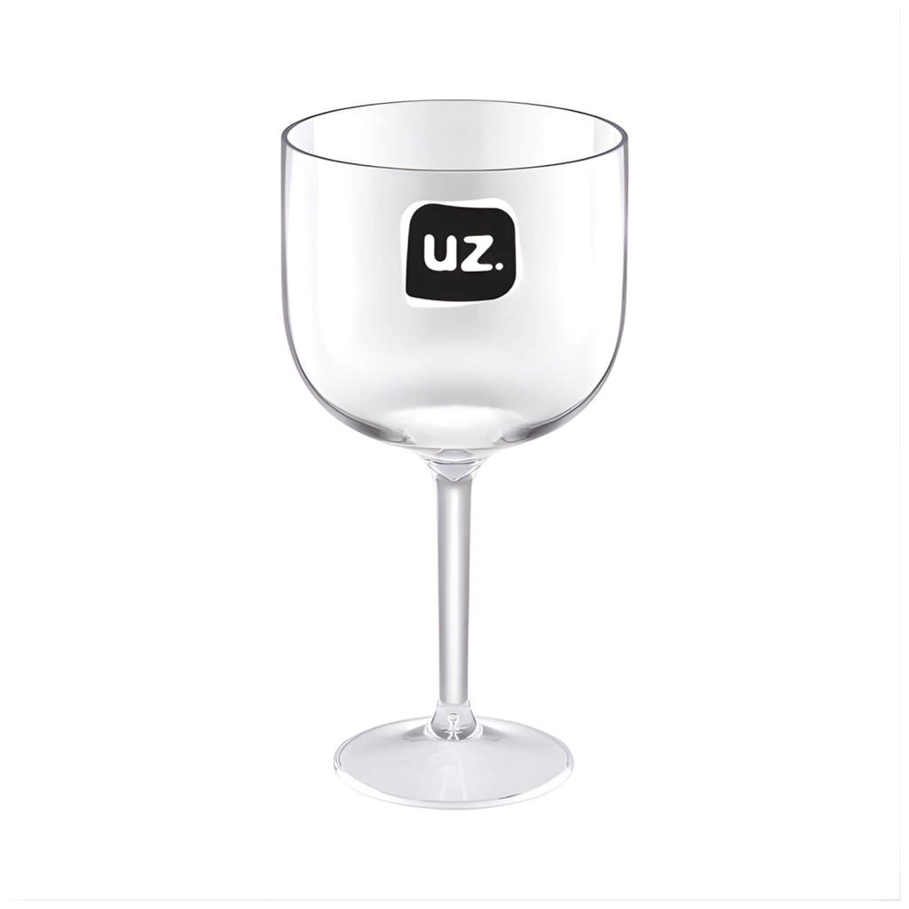 Taça Gin Translúcido de Plástico 600ml Transparente UZ Utilidades - UZ669-TR