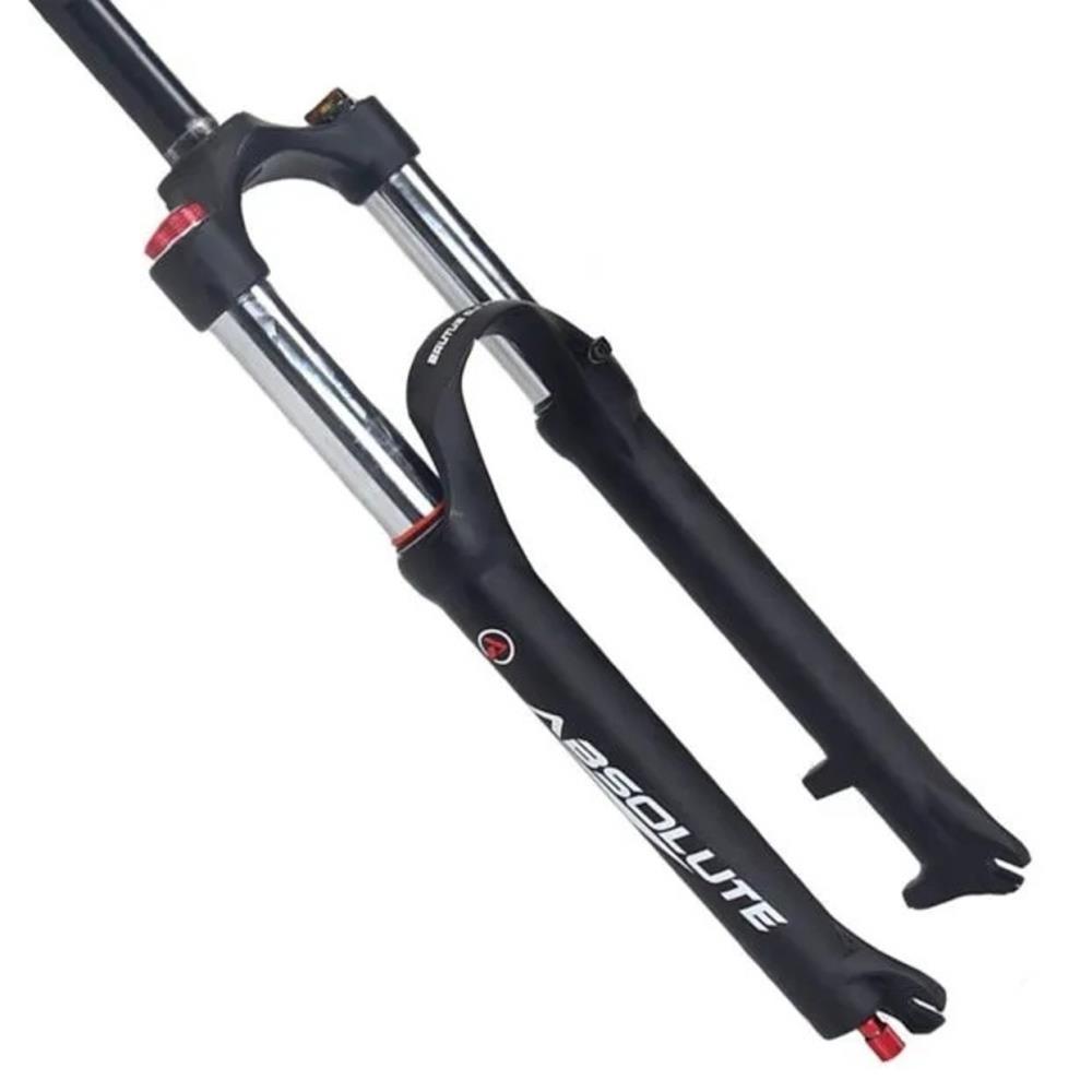 Garfo Brutus DJ Pro 100mm Aro 26 Suspensão Com Trava Amortecedor Preto Ahead