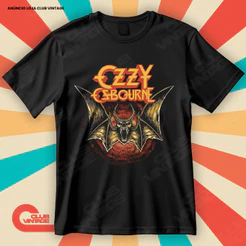 Camiseta Ozzy Osbourne Black Sabbath Heavy Metal Blusa Camisa Rock & Roll 100% Algodão