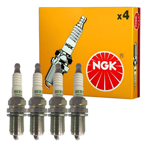 Jogo Vela Ignição Ngk Bravo Doblo Idea Linea Punto E-torq - - Fiat Bravo 1.8 16v E-torq 2011 2012 2013 2014 em Oferta na Shopee