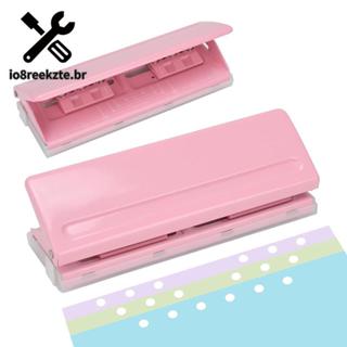 Perfurador Ajustável De 6 Furos-De Metal Para A4/A5/A6 , Pasta Anéis , Base Antiderrapante Com Régua E Guia De Furo B em Oferta na Shopee