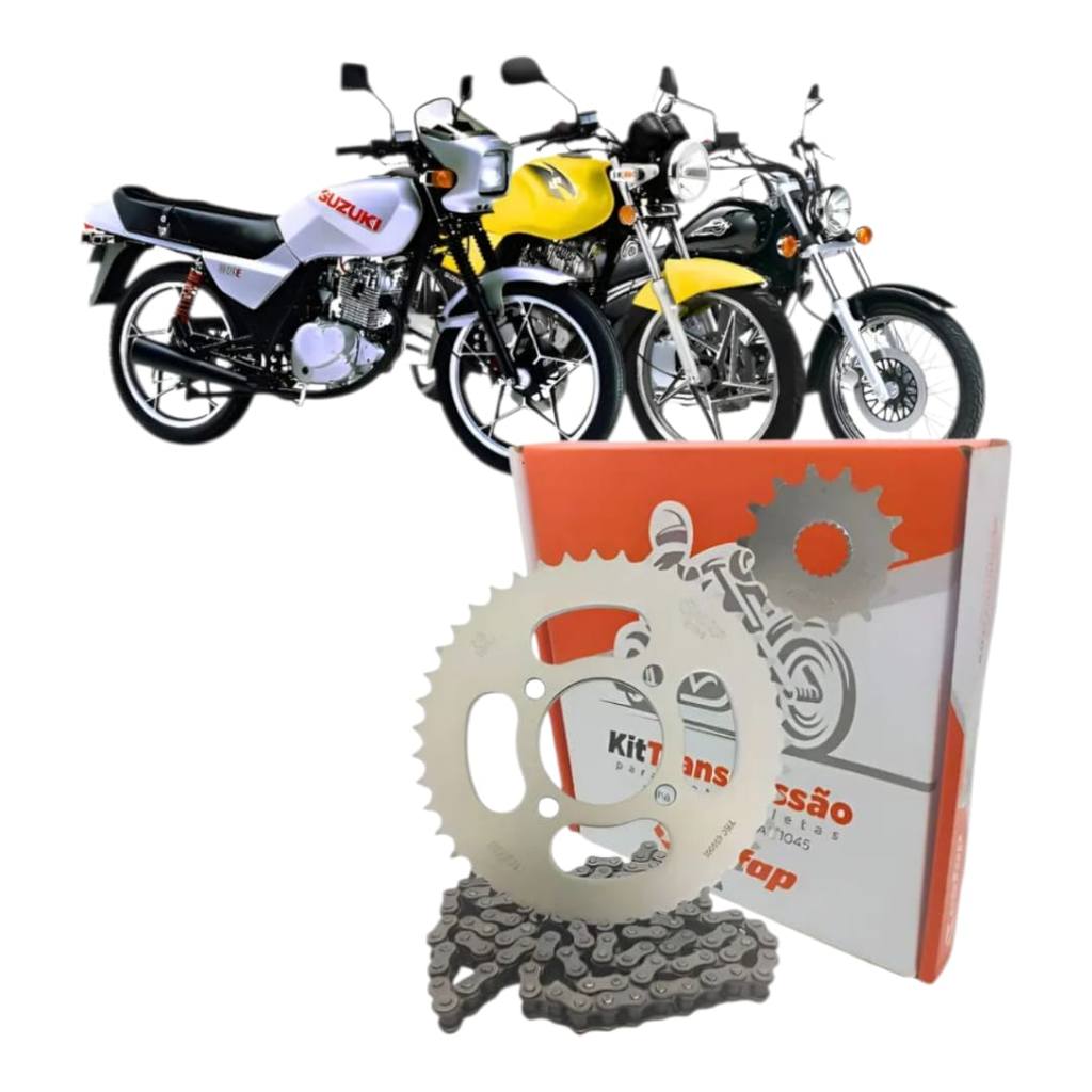 Kit Relação Suzuki Yes 125 / Intruder 125 Aço1045