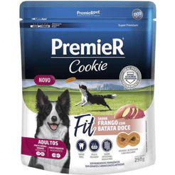 Biscoito Cookie Fit para Cães Adultos Sabor Frango com Batata Doce 250g Premier