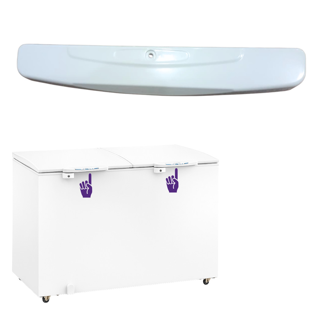 Puxador Porta Freezer Horizontal Electrolux H500 H160 H400 em Oferta na Shopee