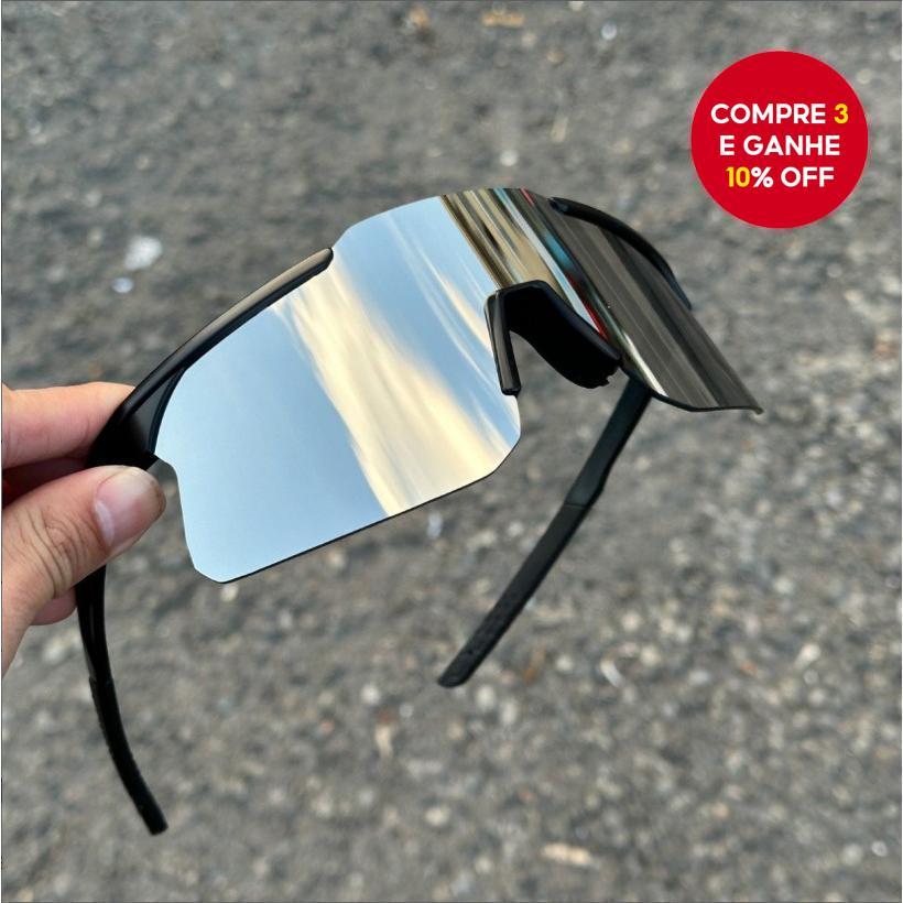 Óculos De Sol Unissex À Prova De Vento Para Ciclismo – Proteção UV Com Armação Grande Emagrecimento Facial Adequado Ativ