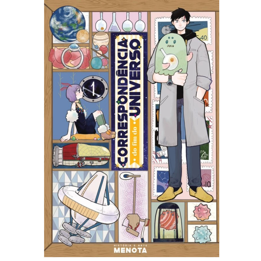 Capa do livro Mangá - Correspondência do Fim do Universo Vol. 1 - por Menota - Baú Editora