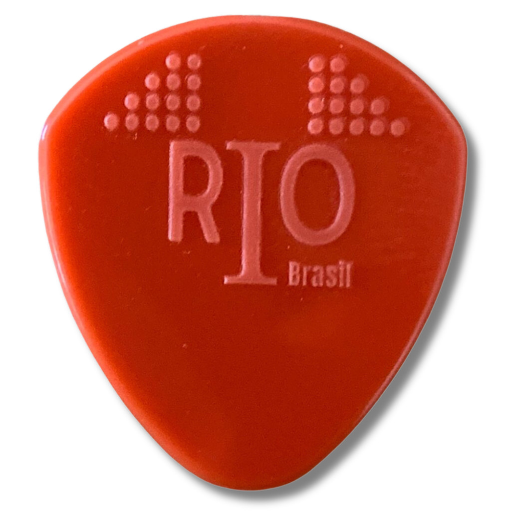 Palheta Rio I Vermelho 0,98mm Ponta Redonda R 23-027 Bori