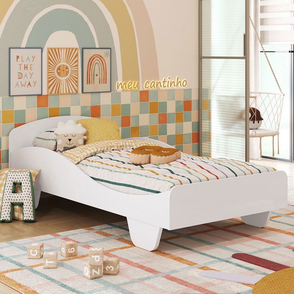 Cama Infantil Sol 100% Mdf - Móveis Peroba