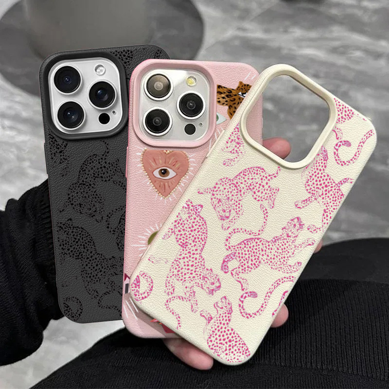 Capa De Telefone Para Motorola Moto EDGE 60 Stylus FUSION 50 PRO NEO G05 G15 G34 G35 Leopardo Impressão Couro Do Plutôni em Oferta na Shopee