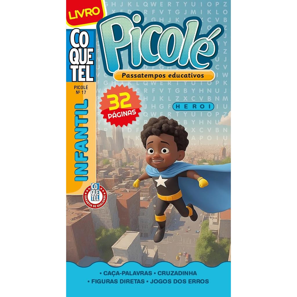 Coquetel Infantil | Picolé 17 | Passatempos Educativos em Oferta na Shopee