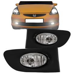 Par Farol Milha Auxiliar Fit 2003 2004 2005 2006 Com Grade.