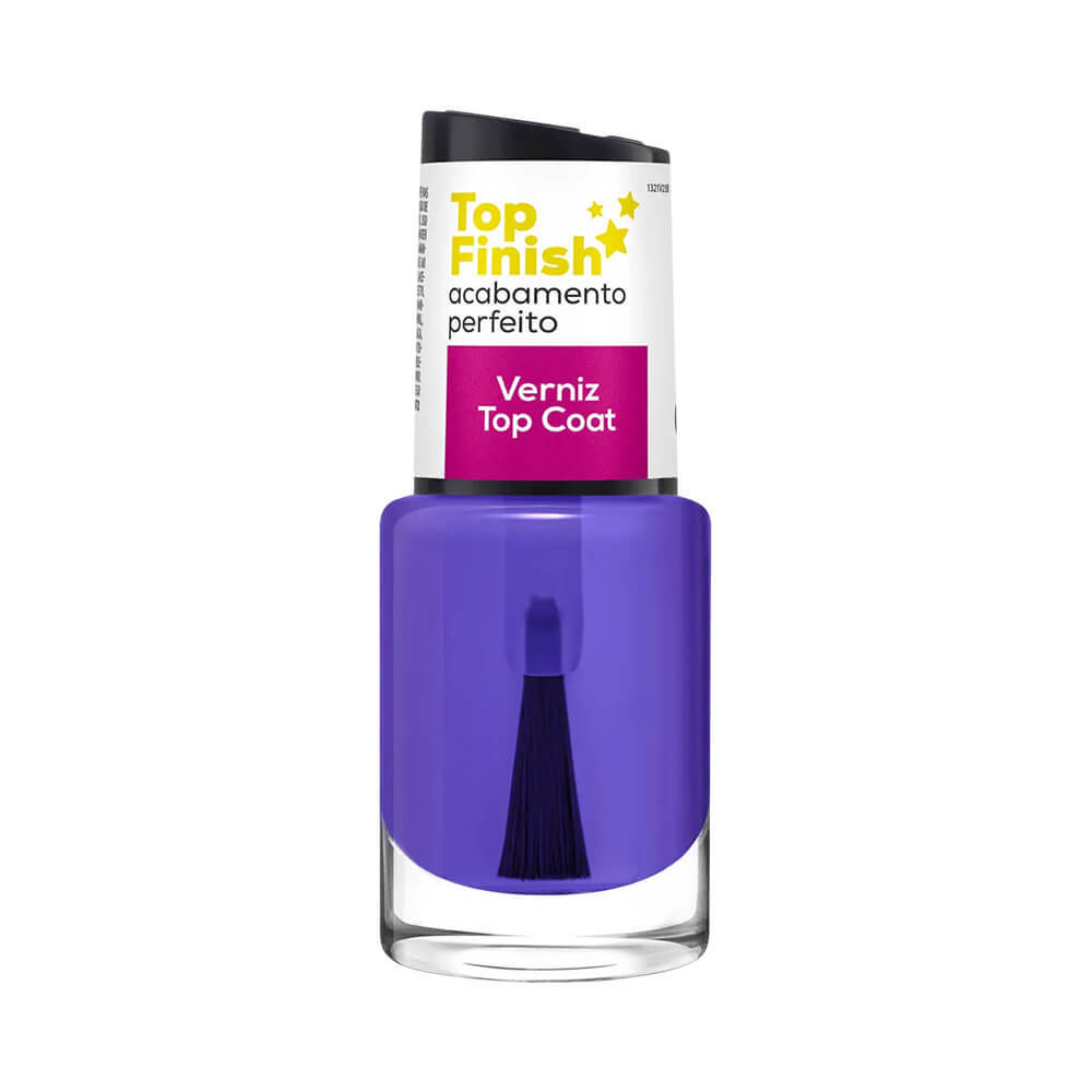 Esmalte Cora Cuidados Especiais Top Finish Verniz Top Coat em Oferta na Shopee