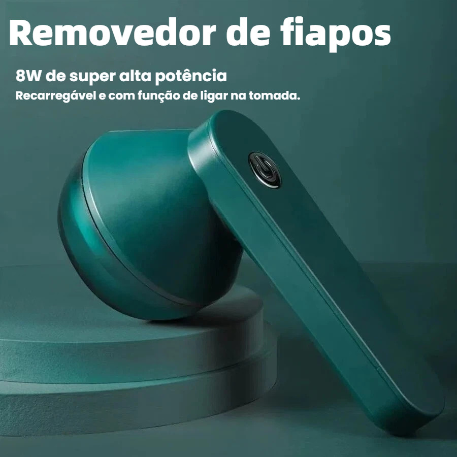 Removedor de Bolinhas Elétrico Recarregável – Portátil, Potente e Seguro para Roupas e Tecidos em Oferta na Shopee