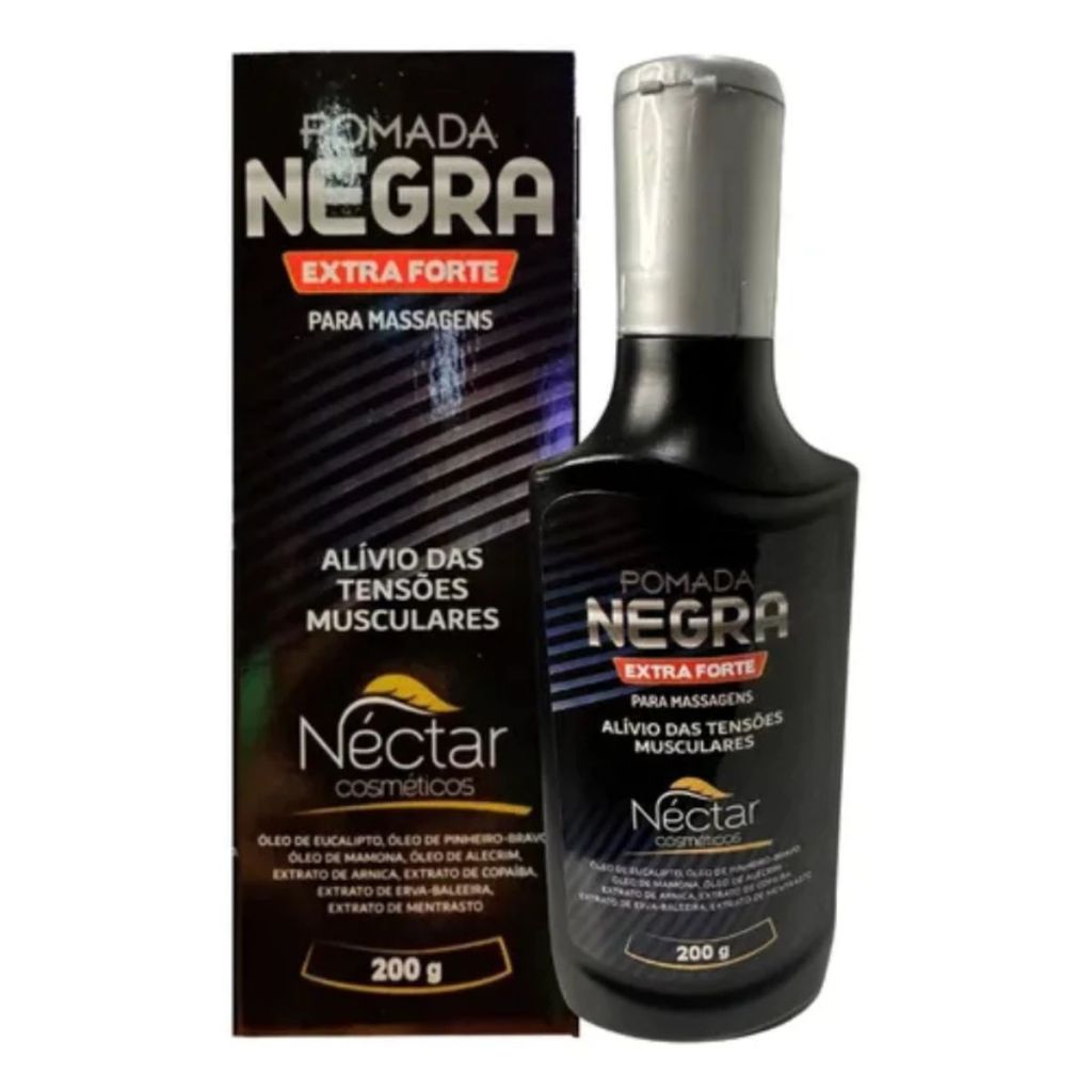 Pomada Negra Extra Forte Néctar Cosméticos 200g
