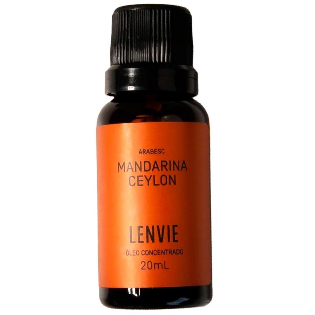 Óleo Concentrado Lenvie Mandarina Ceylon Arabesc Cítrico Floral 20ml