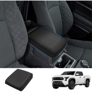 Capa para apoio de braço do console central, em couro Nappa, compatível com Tacoma 2024 2025+ e 4Runner 2025+ SR SR5 TRD