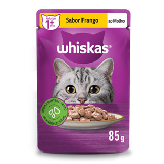 Ração Úmida Whiskas Sachê Frango ao Molho para Gatos Adultos 85 g em Oferta na Shopee