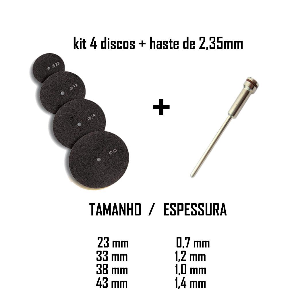 Disco De Corte Fino Cut-off Schelble Odonto Retifica Dremel furadeira Micro retifica