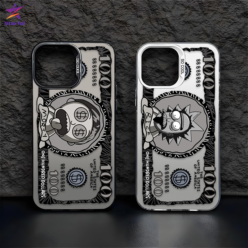 Capa Para Samsung S24 Plus S23 FE S23 Ullta S21 S22 S20 A56 A55 A54 A16 A15 A35 IMD Luxo Fosco Rick Morty Dólar Starful