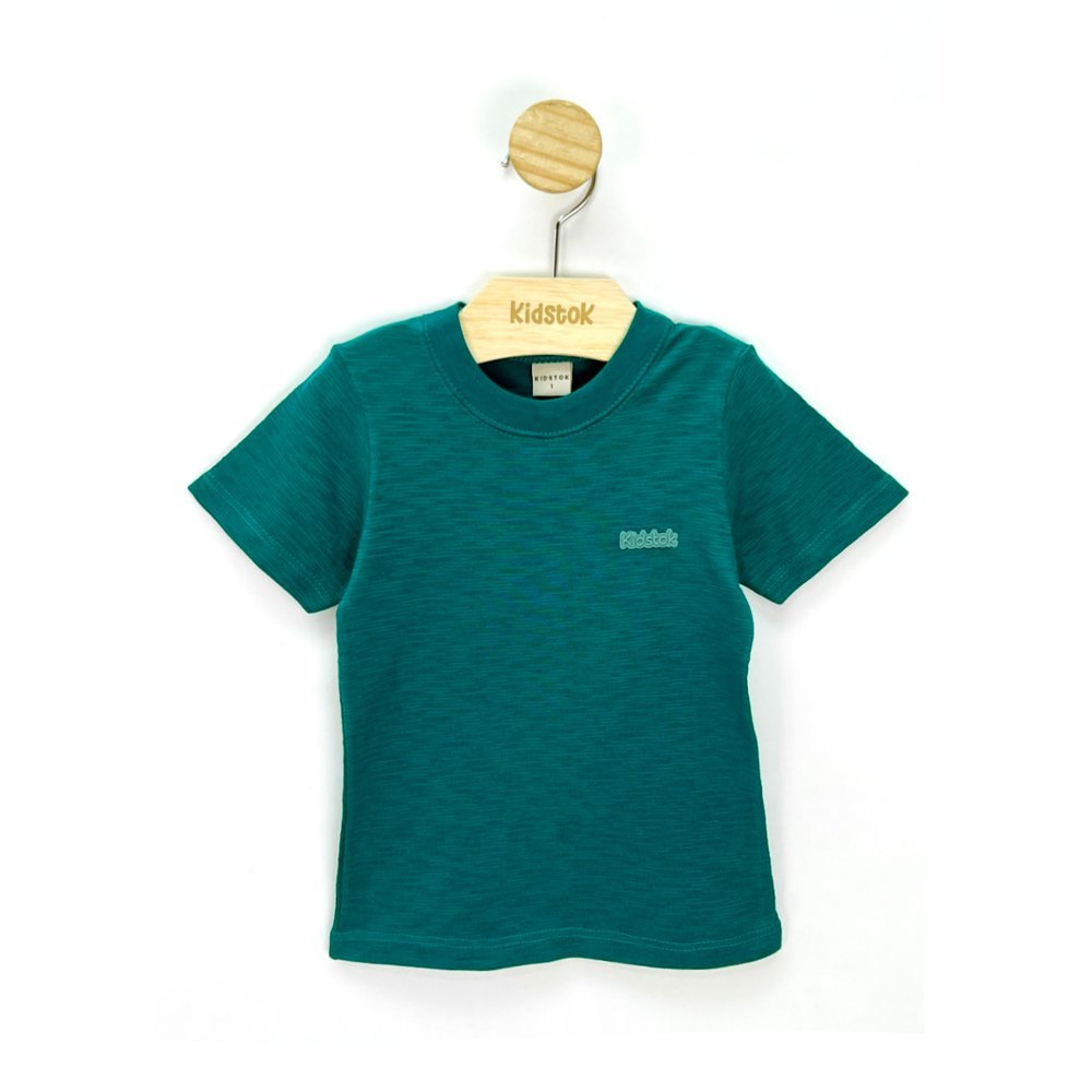 Camiseta Menino Lisa Etiqueta - Kidstok em Oferta na Shopee